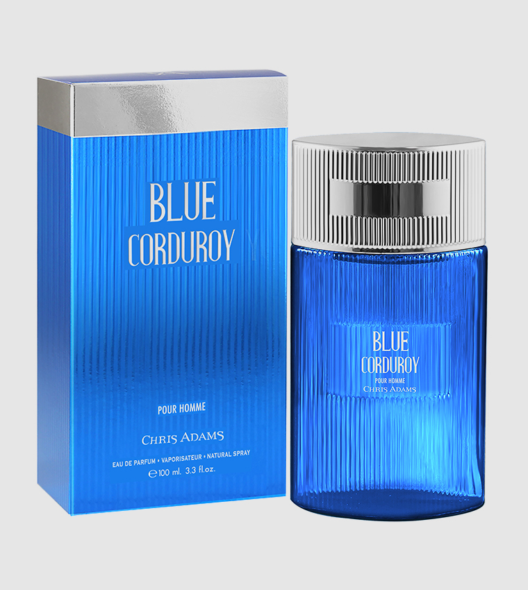 Chris Adams Blue Corduroy Pour Homme EDP