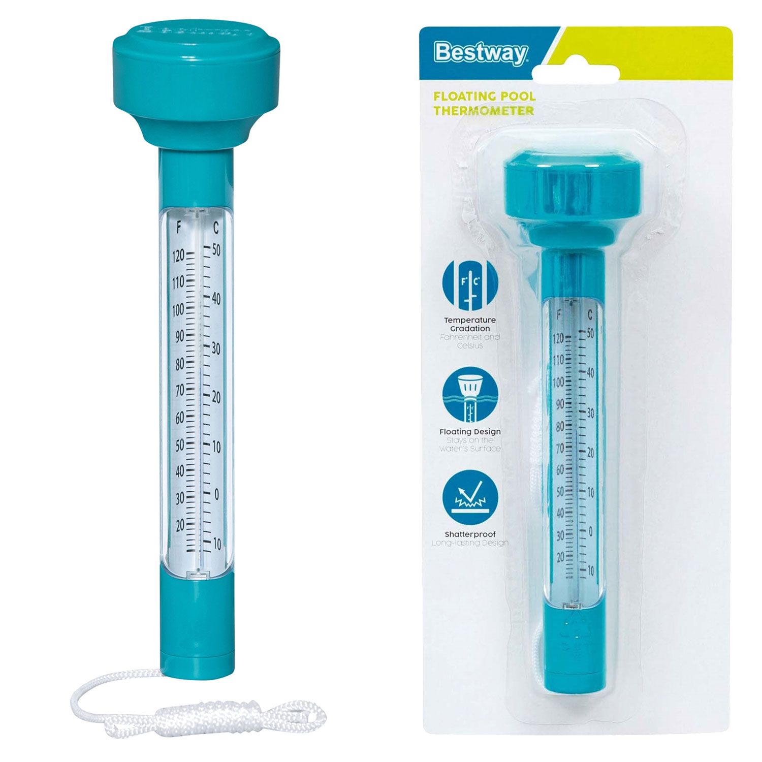 Bestway 58072 Termometr Hovuzda və hamamda suyun temperaturunu ölçmək üçün