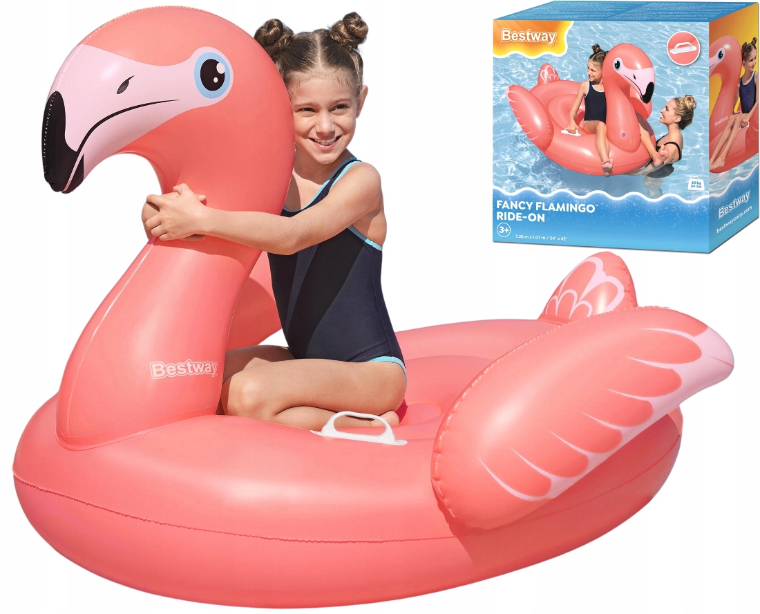 Bestway 41525 Fancy Flamingo Şişmə oyuncaq 128x110x87sm