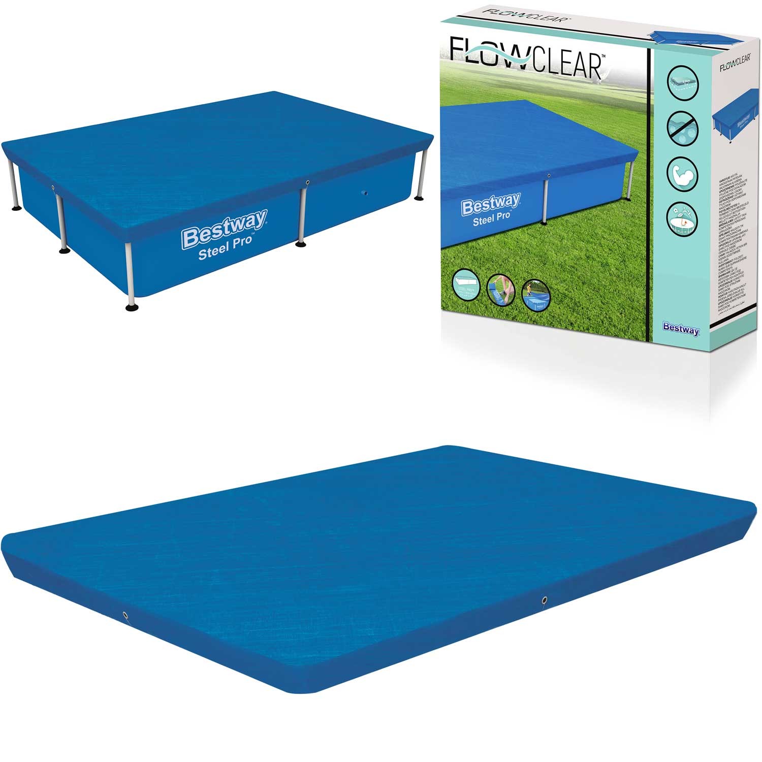 Bestway 58103 Hovuz örtüyü 2.21m x 1.50m