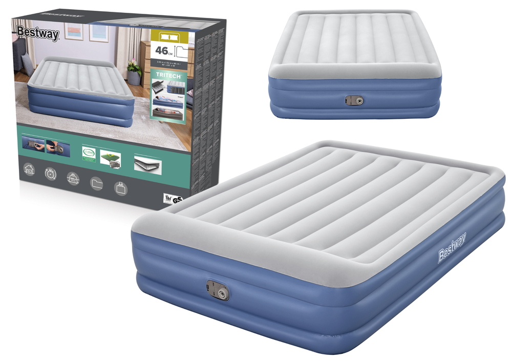 Bestway 67630 Hava ilə doldurulan döşək  152x203x46sm