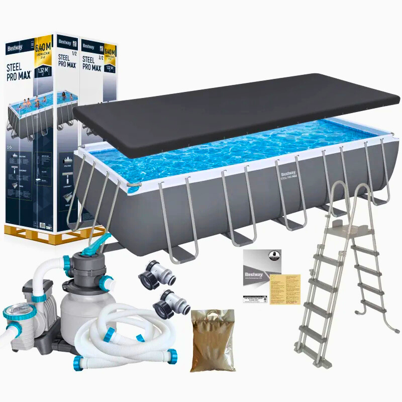 Bestway 5612B Çərçivəli yerüstü hovuz 640x274x132 sm
