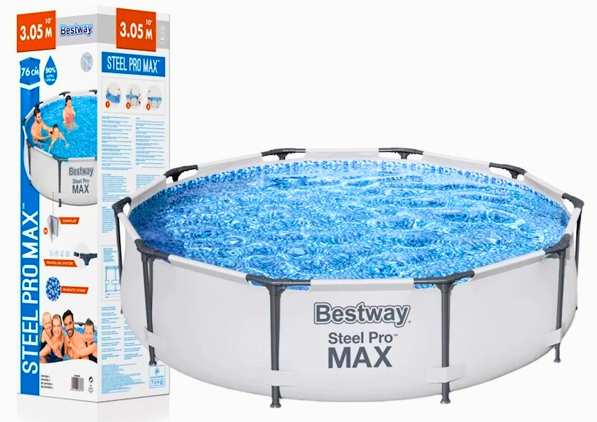 Bestway Steel Pro Max 56406 Karkas hovuz 305х76 sm